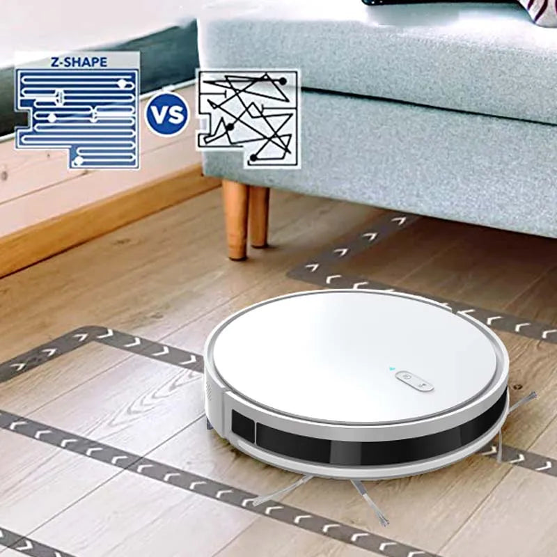 Robot Aspiradora Para Casa Portatil 2700pa  Wifi Control Smart