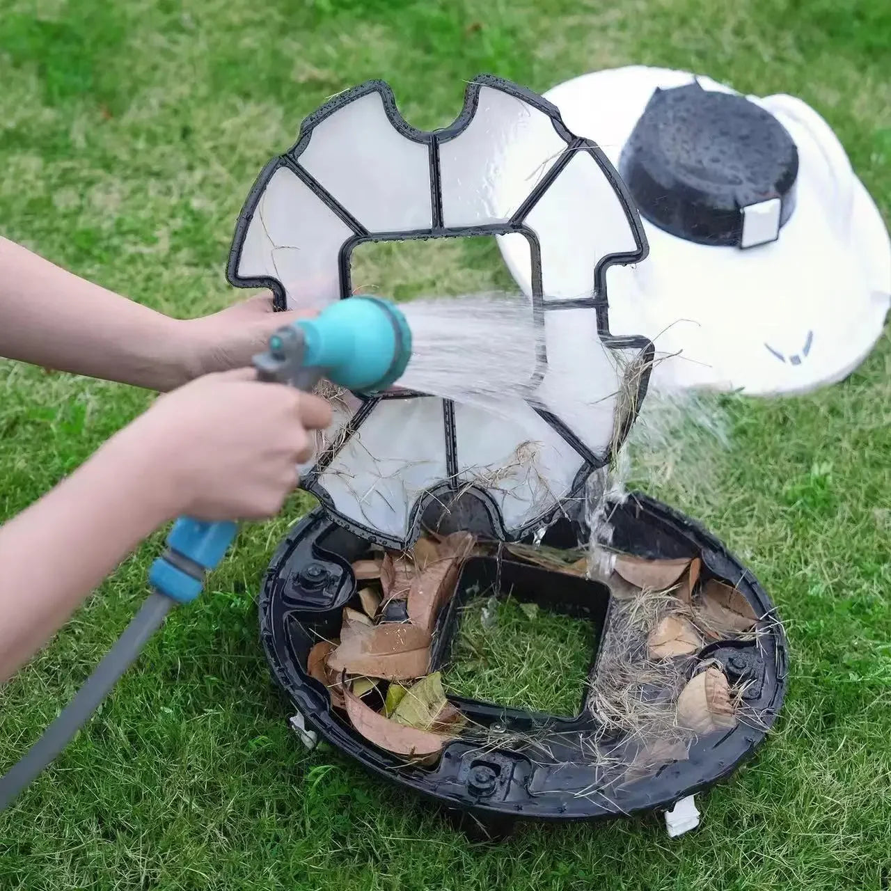 Robot aspiradora automatico para piscina