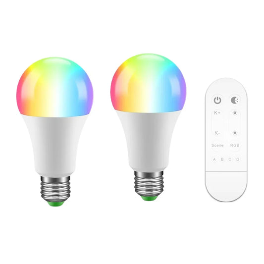 Ampolleta WiFi Smart E27 LED  RGB  15W Smart Life APP Voice Remote Control With Alexa Google Home