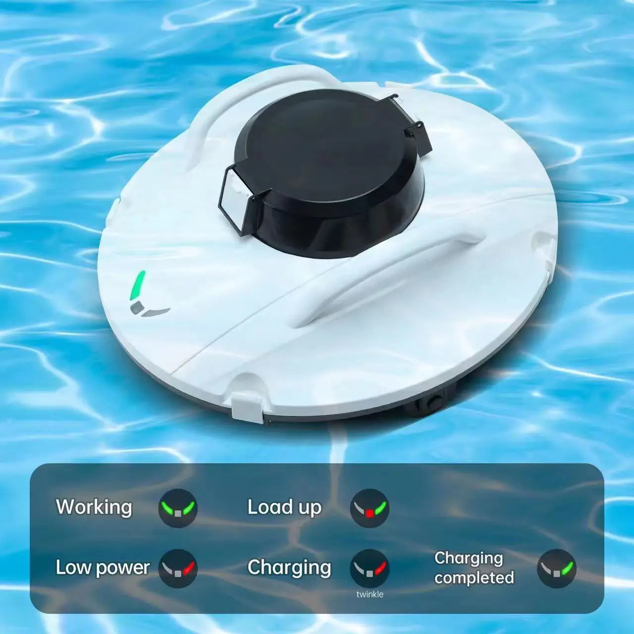 Robot aspiradora automatico para piscina