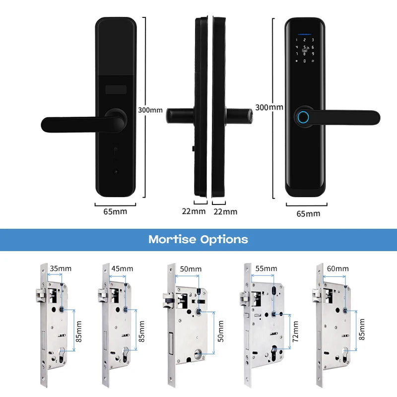 Cerradura anti agua con huella Outdoor Tuya Smart WiFi Cerradura Inteligente -  Keyless Security Fingerprint Digital Lock For Apartments