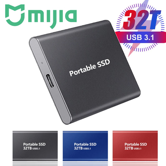 Disco Duro  Metal Portable SSD Sata 2TB 1TB High Speed Disco Duro Externo 4 8TB Original Usb 16TB 32T Hard Drive